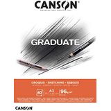 Canson Graduate Croquis Block, A3, 40 H, fijn, 96 g