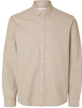 Selected - Noah Regular Fit - Overhemd - Lange Mouwen - 100% Biologisch Katoen