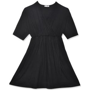 Ekouaer 3 in 1 Labor/Delivery/Hospital Gown Maternity Dress Nursing Nightgown Sleepwear for Breastfeeding, Black, XX-Large