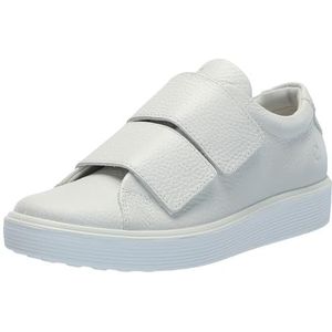 ECCO - Women Soft 60 W Two Strap - Sneaker - Wit - Leer