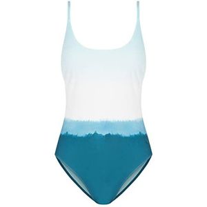 women'secret Badpak voor dames, blauwe print, XL