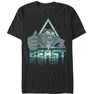 Disney Beauty & The Beast - BEAST Unisex Crew neck T-Shirt Black XL