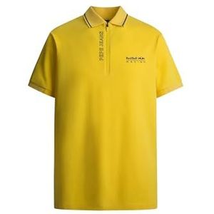 Red Bull Racing X Pepe Jeans Heren RBR Sport Polopolo met ritssluiting, Geel (Geel), XS, Geel, XS