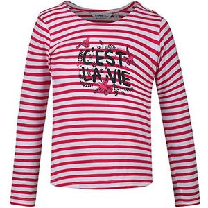 Regatta Carmella' bedrukt gestreept T-shirt met lange mouwen Polos/Vesten voor kinderen