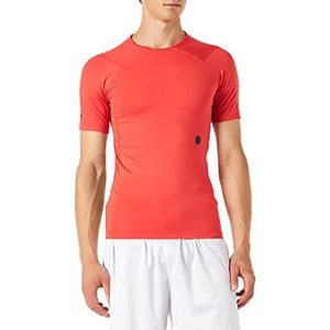 Under Armour heren Jersey Korte Mouwen Compressie Shirt Ua Rush Mouwen, Rood, XL