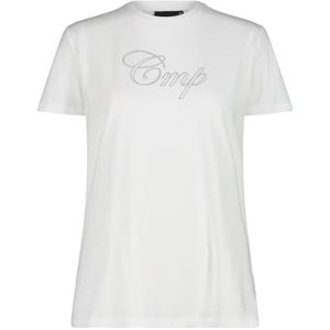 CMP - Stretch T-shirt - Wit-Grijs - Jersey - Dames