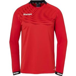 Kempa Wave 26 Longsleeve Unisex Sport Shirt Sport Shirt Handbal Keepersshirt Lange Mouw Trui voor Handbal Volleybal Indoor - Elastisch