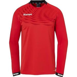 Kempa Wave 26 Longsleeve Unisex Sport Shirt Sport Shirt Handbal Keepersshirt Lange Mouw Trui voor Handbal Volleybal Indoor - Elastisch
