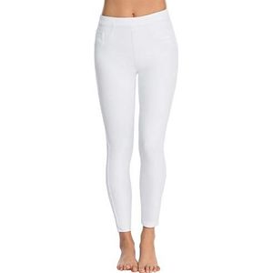 Spanx Jean-ish enkellegging voor dames, Wit (wit), 2X