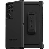 OtterBox Defender Case voor Samsung Galaxy S22 Ultra, Schokbestendig, Valbestendig, Ultra-robuust, Beschermhoes, 4x Getest volgens Militaire Standaard, Zwart