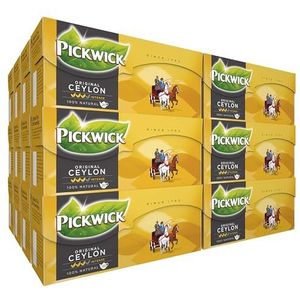 Pickwick Original Ceylon Zwarte Thee (480 Theezakjes - 100% Natuurlijk - UTZ Gecertificeerd) - 24 x 20 Zakjes