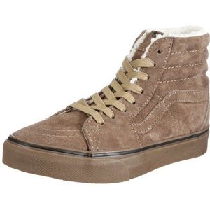 Vans Sk8-Hi VKYAL7Z, klassieke sneakers voor volwassenen, uniseks, Bruin Fleece Teak Dark Gum, 40.5 EU