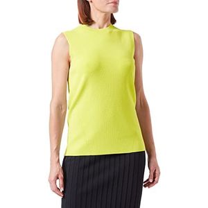 HUGO Dames Swook Knitted-Top, Bright Yellow735, Slim Fit