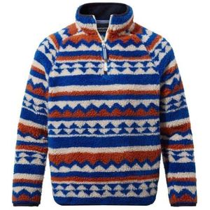 Craghoppers Reagan sweatshirt voor jongens, Avalanche Blue Print, 104