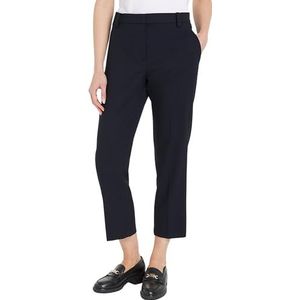 Tommy Hilfiger Dames Broek Slim Fit Chino, Blauw (Woestijnhemel), 58