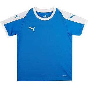 PUMA Kinder LIGA Jersey Jr, Electric Blue Lemonade-White, 152