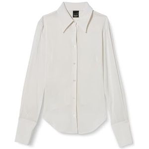 Pinko Criminele overhemd Georgette Stretch, Z04_witte bril., 34 NL