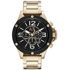 Armani Exchange Chronograph Gold-Tone roestvrijstalen horloge