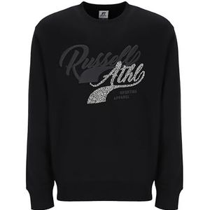 Russell Athletic A30192-IO-099 Ice Water Crewneck Sweatshirt Heren Lange Mouwen Harvest Pumpkin Maat XS
