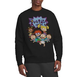 Rugrats Group Crew Sweatshirt, Zwart, Small, Zwart, S