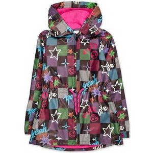 Tuc Tuc Meisjes Trenchcoat Kleur Zwart Collectie k-Pop Meisje, Zwart, 5 Jaar