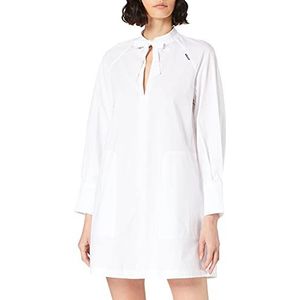 G-STAR RAW Dames V-hals Tunic jurk, wit (wit D19054-4481-110), XL, wit (White D19054-4481-110), XL