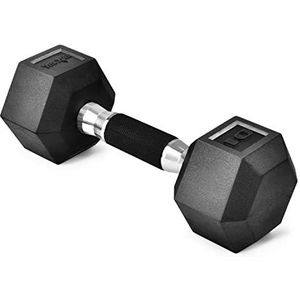 Dumbbell Hex- Rubber Grip - 4,5 kg