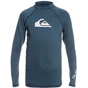 Quiksilver Lange mouw UPF 50 Rash Vest All TIME Jongens 8-16 Blauw S/10