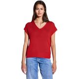 Street One - Gebreide Trui - Rood - Dames