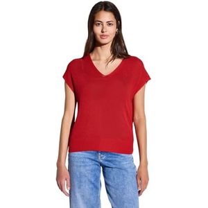 Street One - Gebreide Trui - Rood - Dames