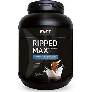 EAFIT Ripped Max Casein - 750g - 3 smaken - Eiwitrijk - Suikerarm & Vetarm - Spiergroei - 100% Micellar Casein - Hoog Amino Complex - Bron van Vitamines en Mineralen