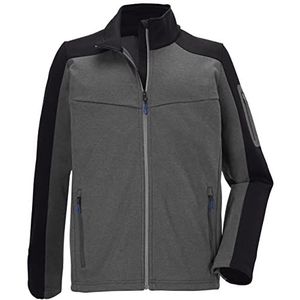 Killtec (KILAH) Men's Fleecejack/powerstretchjack met opstaande kraag KOW 32 MN FLX JCKT, middengrijs, M, 38635-000