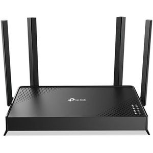 TP-Link Wi-Fi 7 Archer BE220 draadloze router BE3600Mbps dual-band, 5 poorten Gigabit, 4 externe antennes, 4K-QAM, MLO, MU-MIMO, Beamforming, VPN, TP-Link HomeShield
