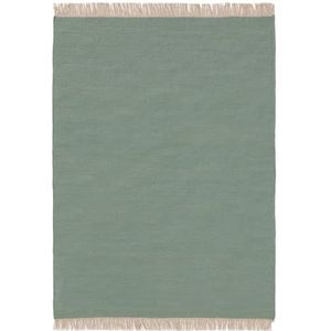 Benuta Wollen tapijt Liv lichtgroen 120x170 cm - natuurlijke vezels tapijt van wol