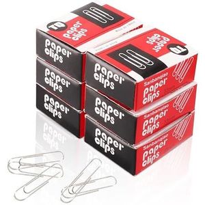 Paperclips 33 mm 600 stuks paperclips gladde paperclips 33 mm middelgrote paperclips voor kantoorbenodigdheden kleine paperclips voor papierwinkels paperclips kleine paperclips voor papier