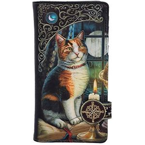 Nemesis Now Lisa Parker Adventure wacht Calico Cat Ship Reliëf Portemonnee, Polyurethaan, Zwart, 18,5cm