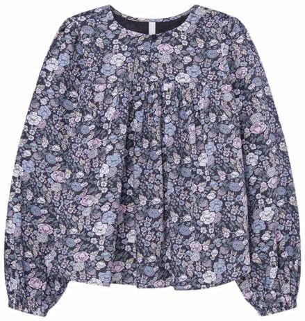 Blouse - Veelkleurig - Viscose - Bloemenprint - Casual Stijl