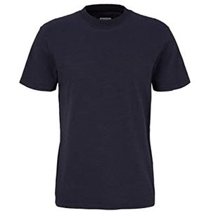 TOM TAILOR Mannen T-shirt met fijne strepen 1032334, 10668 - Sky Captain Blue, XXS