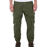 ALPHA INDUSTRIES - Spy Pant - Broek - Zwart - Katoen/Elastaan