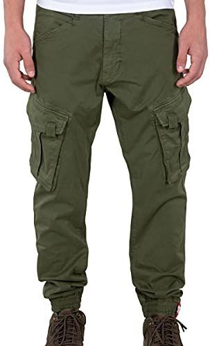 ALPHA INDUSTRIES - Spy Pant - Broek - Zwart - Katoen/Elastaan