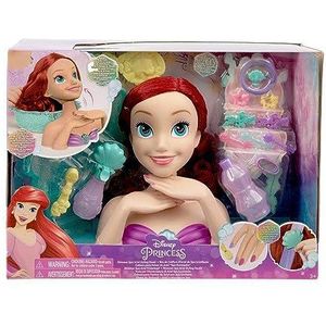 Disney Prinses, Deluxe Spa Ariel, haarspoeling en hoofddeksel, vol accessoires, speelgoed voor kinderen vanaf 3 jaar, Giochi Preziosi, DND23