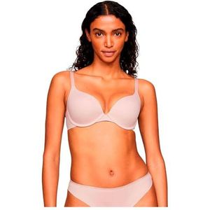 Tommy Hilfiger Dames Plunge Push Up UW0UW05211, Push-Up, Beige, 85B, Beige (Evenwichtig Beige), B