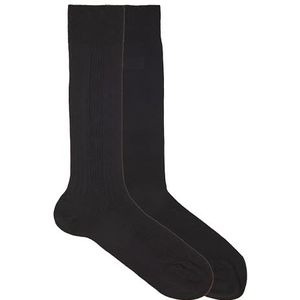 EMPORIO ARMANI MAN'S GIFT 2-PACK LANGE SOKKEN ZWART TU, Zwart, One size