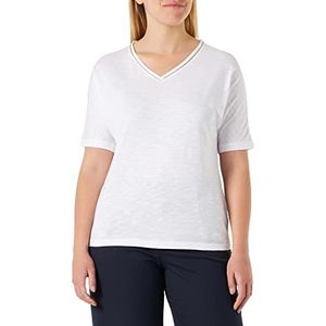 Geox T-shirt met korte mouwen, wit, maat S voor dames, Wit (optisch), S