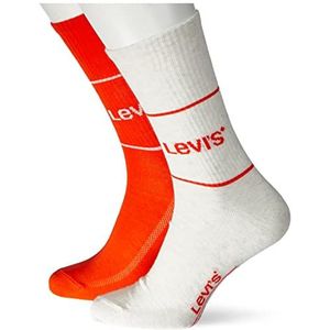 Levi's Sneaker korte sok, mid grey melange/marshmellow, 36-38 EU