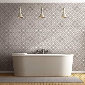 Tegelstickers zelfklevend - cementtegels - wanddecoratie tegelstickers voor badkamer en keuken - cementtegels muurstickers - 10 x 10 cm - 60 stuks