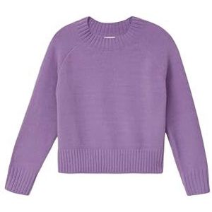 Gebreide Trui - Chenille - Losse Pasvorm - Opstaande Kraag