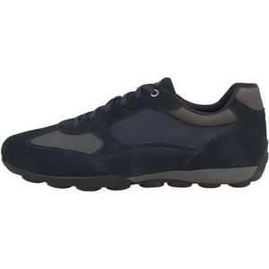 Geox Heren U Snake 2.0 C Sneaker, Navy, 45 EU, Donkerblauw, 45 EU