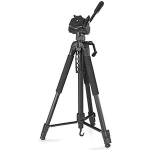 Hama Action 170 3D Camera Statief met 62-170 cm hoogte, fotostatief met mobiele telefoonhouder en tablethouder, statief met 3-weg kop, spiegelreflexcamera statief met tas zwart