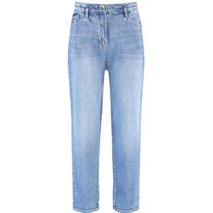 Gerry Weber broek jeans verkort, Blue denim met gebruik., 34